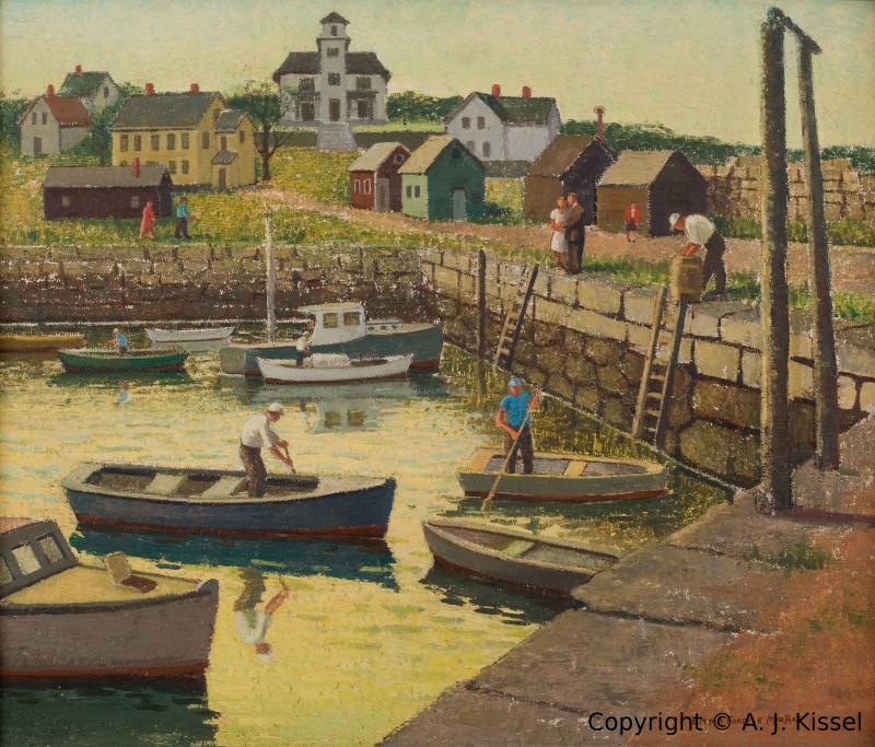 Fishermen At Pigeon Cove